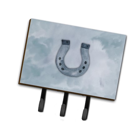 Jensendistributionservices Horseshoe Watercolor Leash or Key Holder MI2101724